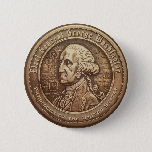George Washington Campaign Button (Front)