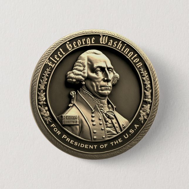 George Washington Campaign Button (Front)