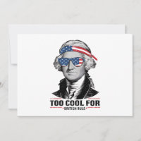 George Washington Cool For British Rule 4th July
