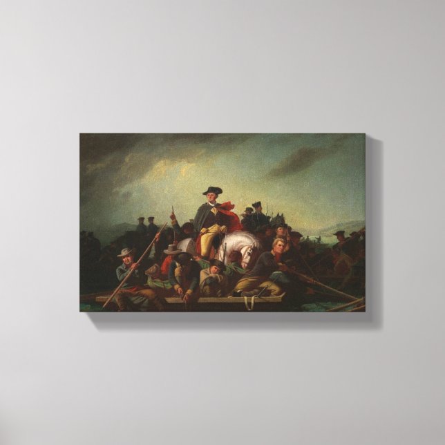 George Washington Crossing the Delaware River Canvas Print (Front)