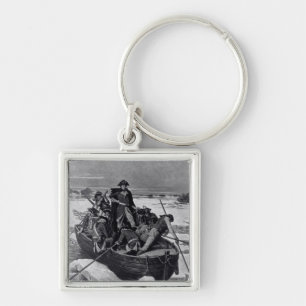 George Washington crossing the Delaware River Key Ring