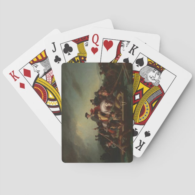 George Washington Crossing the Delaware River Playing Cards (Back)