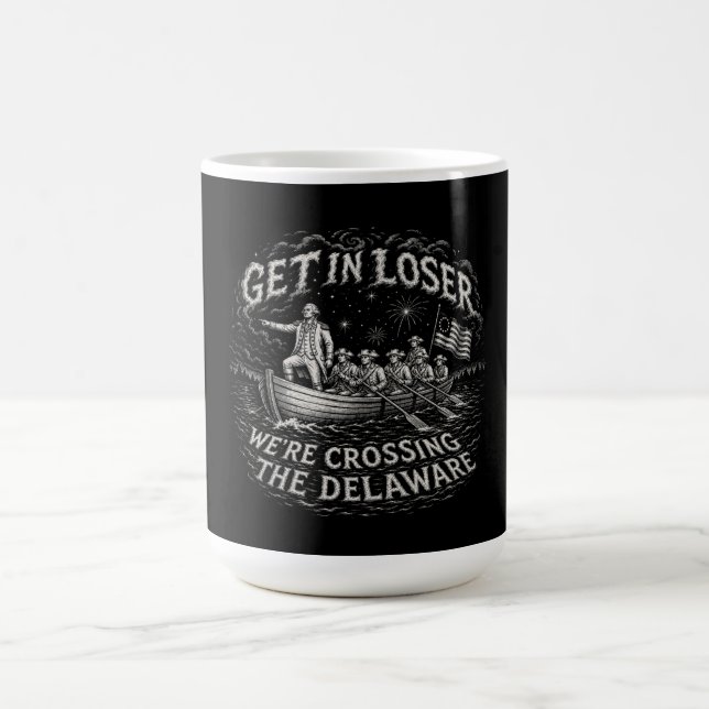 George Washington Delaware Meme Parody Art Coffee Mug (Center)