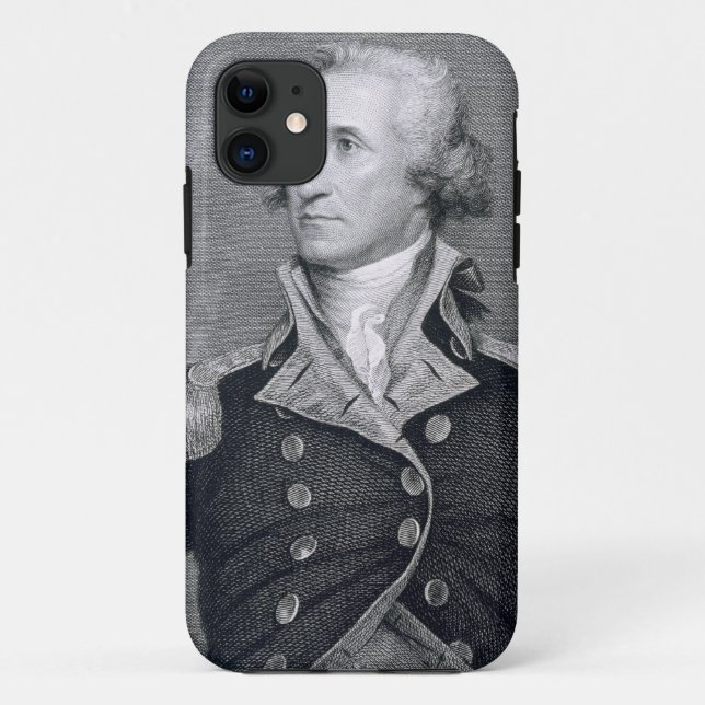 George Washington, engraved by Asher Brown Durand Case-Mate iPhone Case (Back)
