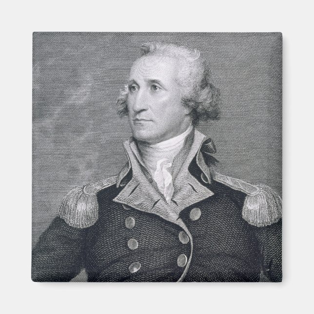 George Washington, engraved by Asher Brown Durand Magnet (Front)