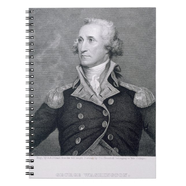 George Washington, engraved by Asher Brown Durand Notebook (Front)