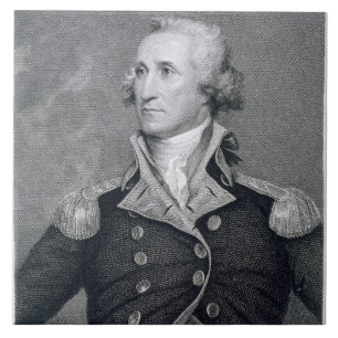 George Washington, engraved by Asher Brown Durand Tile