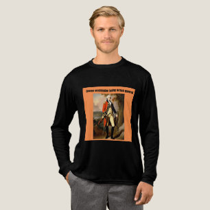 george Washington facing british generals Tri-Blend Shirt