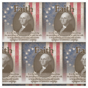 George Washington - Faith Fabric
