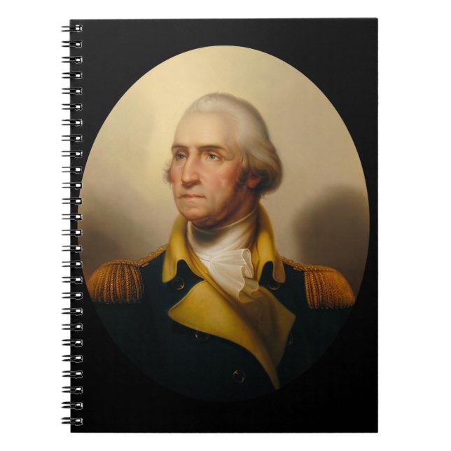 George Washington, First U.S. President Notebook (Front)