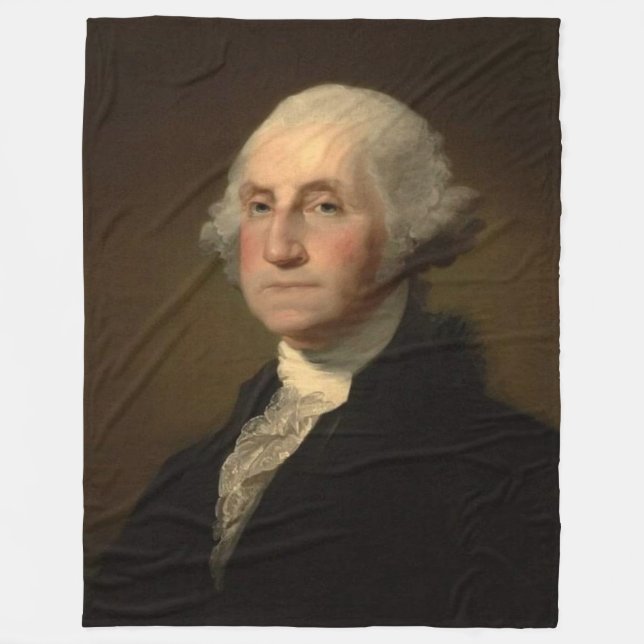 GEORGE WASHINGTON FLEECE BLANKET (Front)
