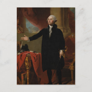 George Washington - Gilbert Stuart (1797) Postcard