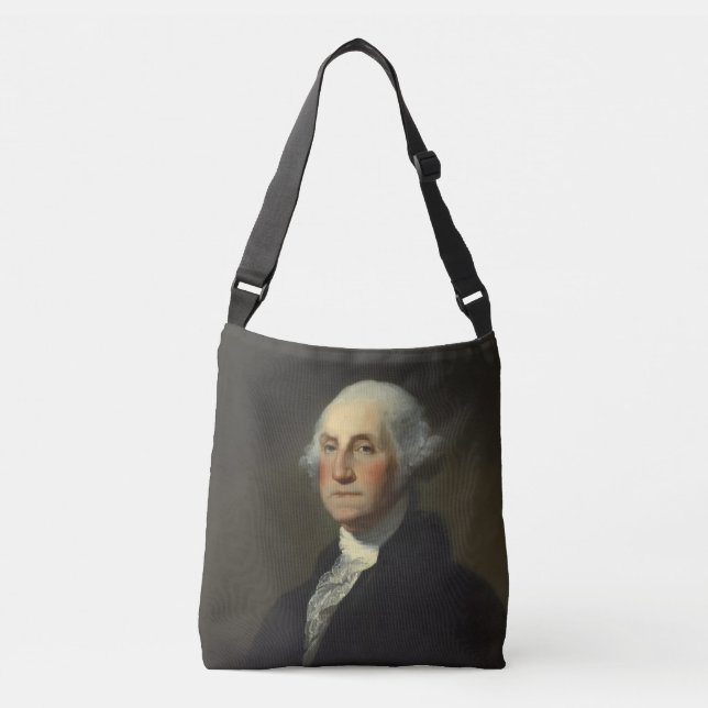 George Washington Historic Portrait Crossbody Bag (Front)