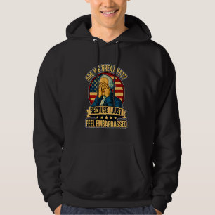 George Washington Humour Facepalm Funny Retro Joke Hoodie