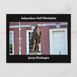 George Washington Independence Hall Philadelphia Postcard