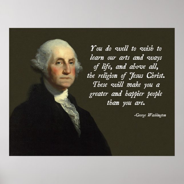 George Washington Jesus Christ Poster (Front)