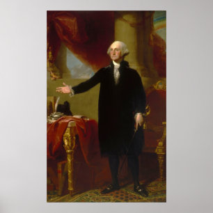 George Washington Lansdowne Portrait by Stuart Poster