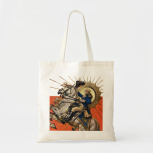 George Washington on Horseback Tote Bag