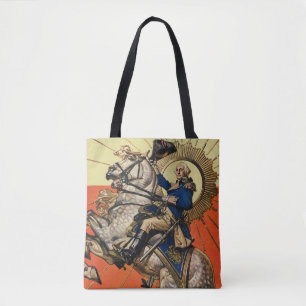 George Washington on Horseback Tote Bag