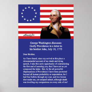 George Washington On Providence Poster
