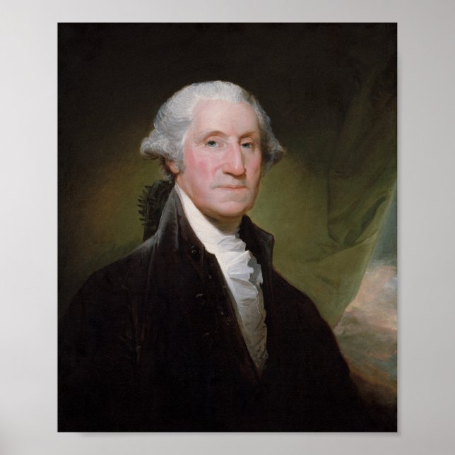 George Washington Painting - Gilbert Stuart Poster (Front)