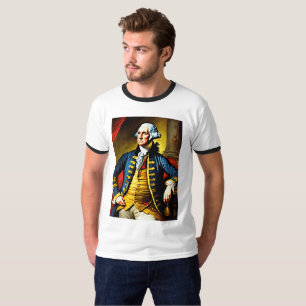 George Washington Patriotic Portrait T-Shirt   Fou