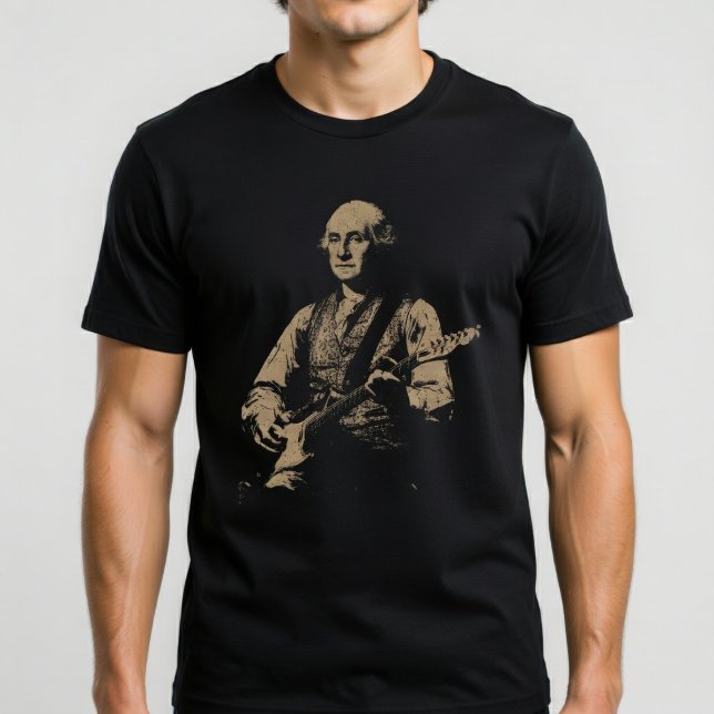 George Washington Playing Guitar T-Shirt (Creator Uploaded)