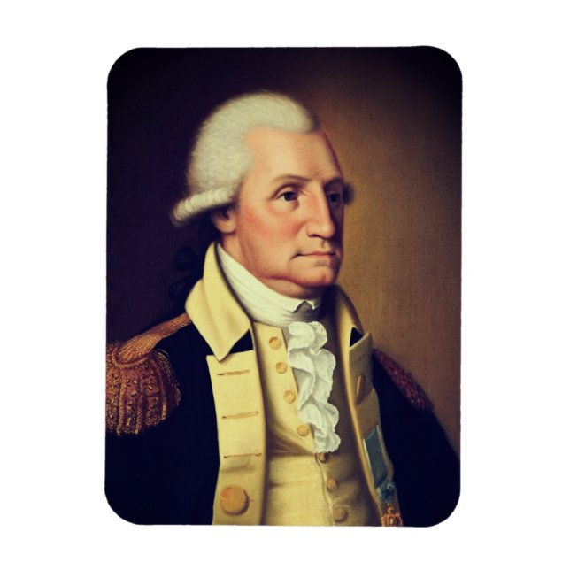 George Washington portrait (1790) Magnet (Vertical)