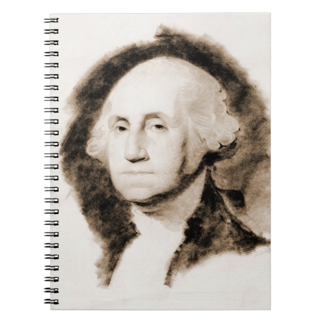 George Washington Portrait 1850 Notebook (Front)