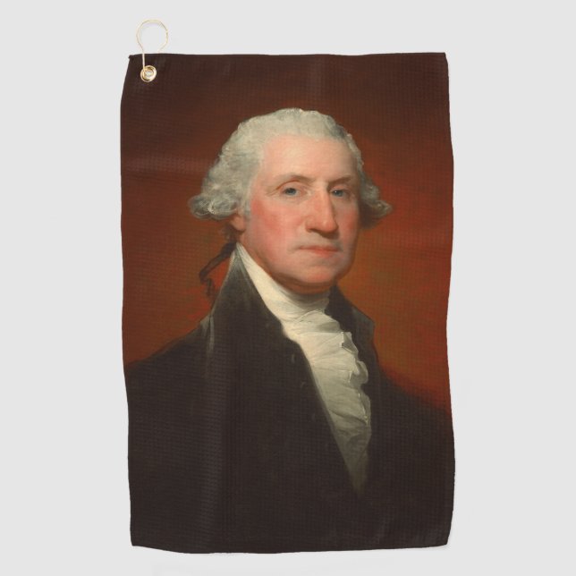 George Washington Portrait Golf Towel (Front)