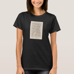 George Washington Portrait in Constitution Text T-Shirt