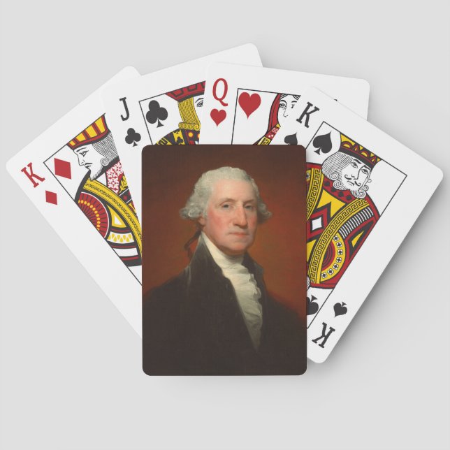 George Washington Portrait Playing Cards (Back)