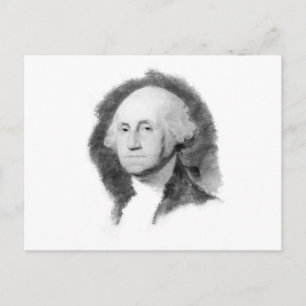 George Washington Portrait postcard