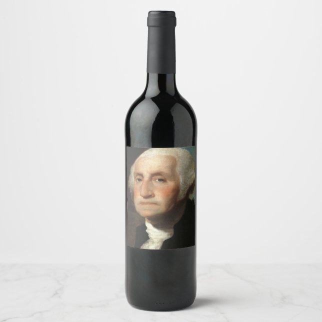 George Washington President Wine Label (Front)