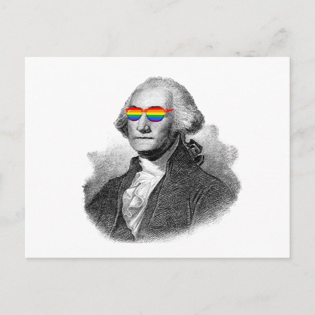 George Washington Pride Postcard (Front)