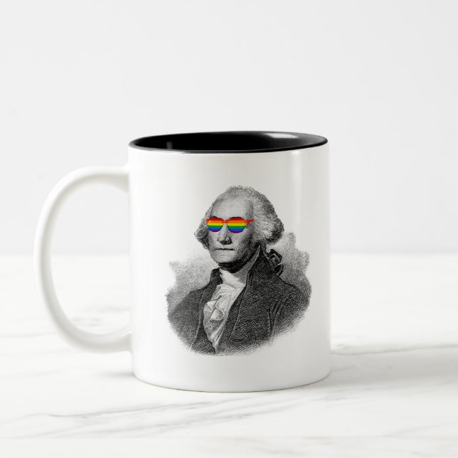 George Washington Pride Two-Tone Coffee Mug (Left)