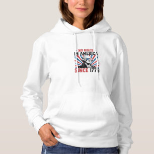 George Washington Protest Sign No Kings In America Hoodie