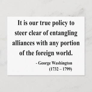 George Washington Quote 5a Postcard
