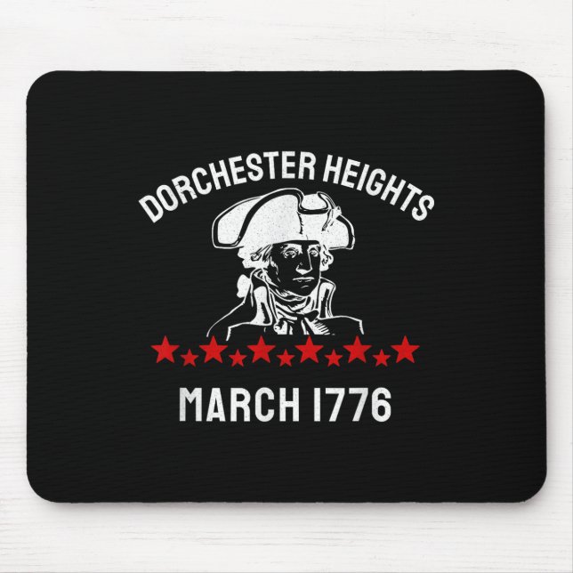George Washington Revolutionary War Dorchester Hei Mouse Pad (Front)