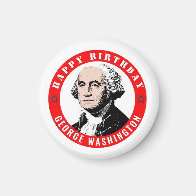 George Washington’s birthday Magnet (Front)