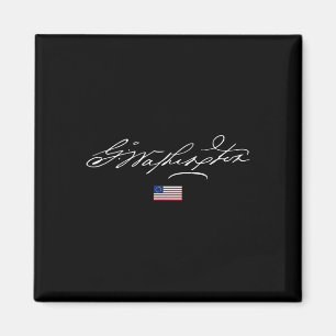 George Washington Signature Betsy Ross 13-star Fla Magnet