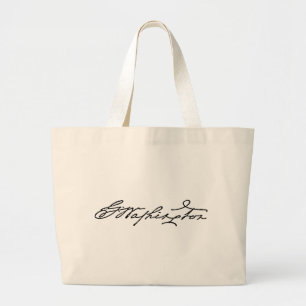 George Washington Signature Large Tote Bag