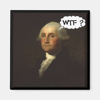 George Washington Spinning in His Grave Magnet
