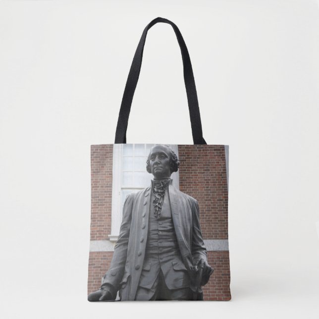 George Washington Statue Tote Bag (Front)