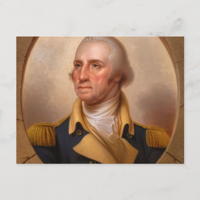 George Washington, the Standard National Likeness Postcard (Front)