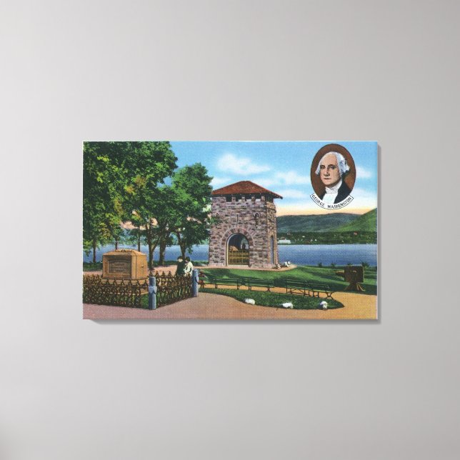 George Washington's HQ, Tower of Victory Scene Canvas Print (Front)