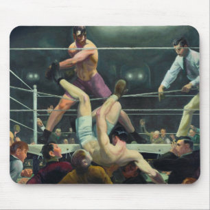 George Wesley Bellows Dempsey VS Firpo Mouse Pad