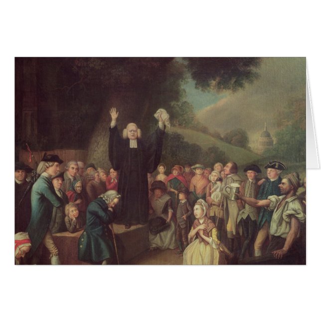 George Whitefield preaching (Front Horizontal)
