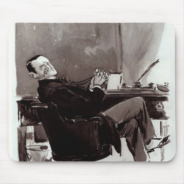 Georges Courteline Mouse Pad (Front)