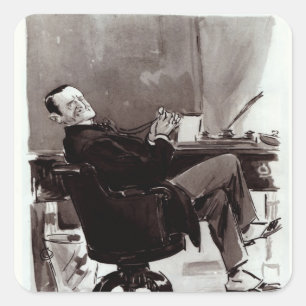 Georges Courteline Square Sticker